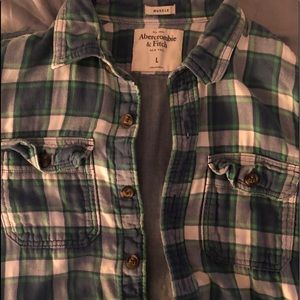 Abercrombie & Fitch Flannel like new (Large)